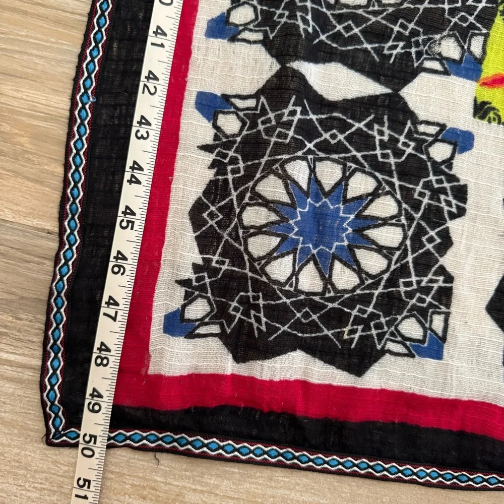Oversized Asian Inspired Scarf